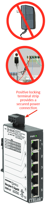 ethernet switch power options